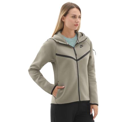 Nike Sportswear Tech Fleece Windrunner Kadın Ceket Yeşil