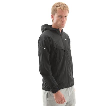 Nike Stride Erkek Yağmurluk-Rüzgarlık Siyah