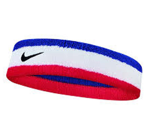 Nike Swoosh Headband Habanero Red Saç Bandı - Bileklik Beyaz