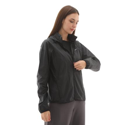 Nike Tempo Kadın Yağmurluk-Rüzgarlık Siyah