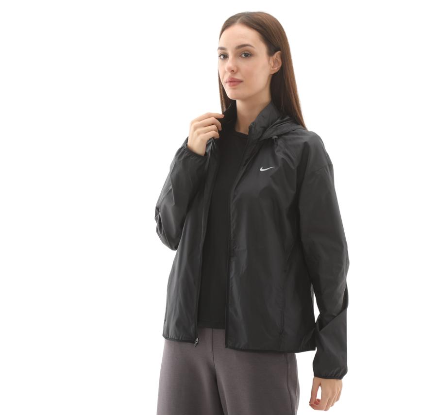Nike Tempo Kadın Yağmurluk-Rüzgarlık Siyah Nike Tempo Kadın Yağmurluk-Rüzgarlık Siyah