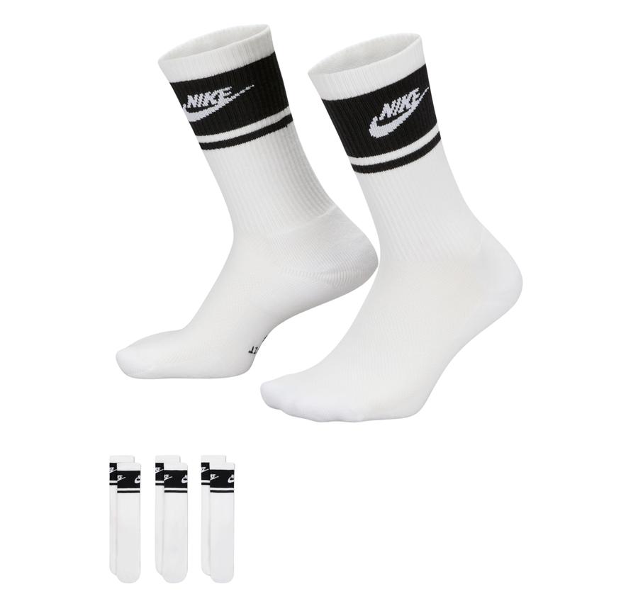 Nike U Nk Ed Elvd Crw 3P Fta St-144 Çorap Beyaz Nike U Nk Ed Elvd Crw 3P Fta St-144 Çorap Beyaz