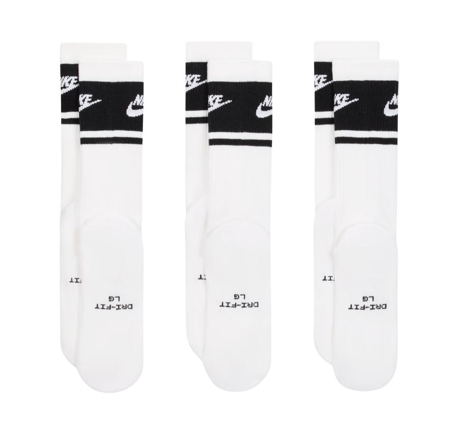 Nike U Nk Ed Elvd Crw 3P Fta St-144 Çorap Beyaz Nike U Nk Ed Elvd Crw 3P Fta St-144 Çorap Beyaz