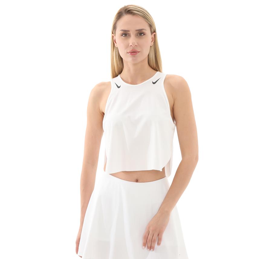Nike W Nk Arswft Dfadv Crop Tank Kadın T-Shirt Beyaz Nike W Nk Arswft Dfadv Crop Tank Kadın T-Shirt Beyaz