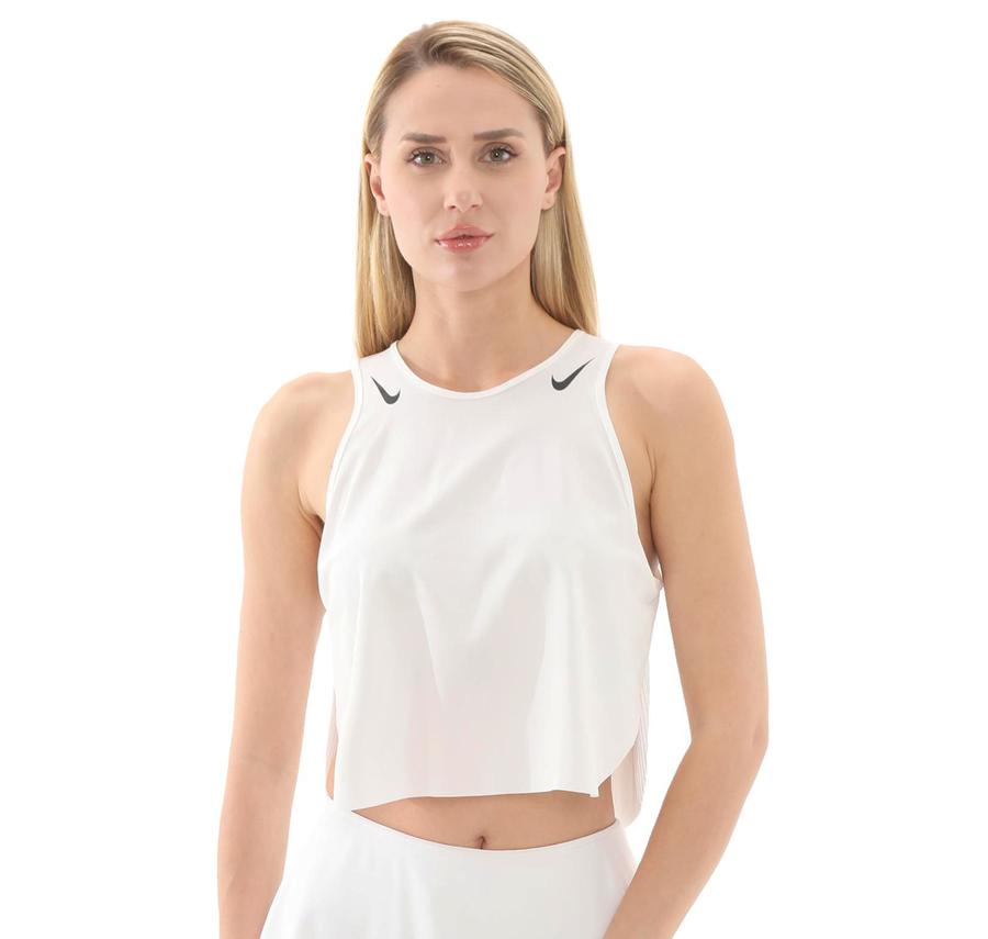 Nike W Nk Arswft Dfadv Crop Tank Kadın T-Shirt Beyaz Nike W Nk Arswft Dfadv Crop Tank Kadın T-Shirt Beyaz