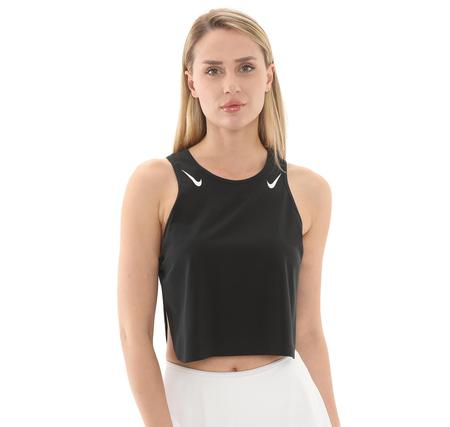Nike W Nk Arswft Dfadv Crop Tank Kadın T-Shirt Siyah