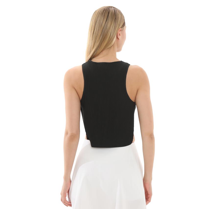 Nike W Nk Arswft Dfadv Crop Tank Kadın T-Shirt Siyah Nike W Nk Arswft Dfadv Crop Tank Kadın T-Shirt Siyah