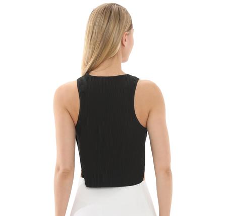 Nike W Nk Arswft Dfadv Crop Tank Kadın T-Shirt Siyah