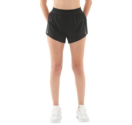 Nike W Nk Arswft Dfadv Mr 3In Short Kadın Şort Ve Kapri Siyah