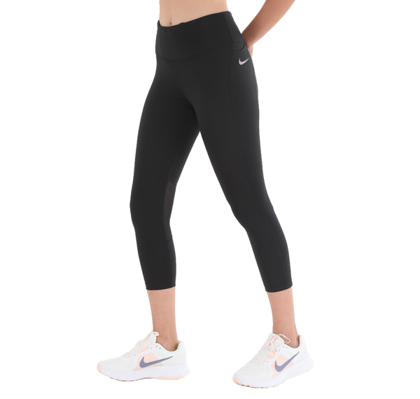 Nike W Nk Df Fast Crop Kadın Tayt Siyah Nike W Nk Df Fast Crop Kadın Tayt Siyah