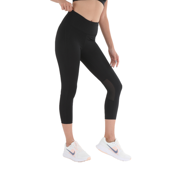 Nike W Nk Df Fast Crop Kadın Tayt Siyah Nike W Nk Df Fast Crop Kadın Tayt Siyah