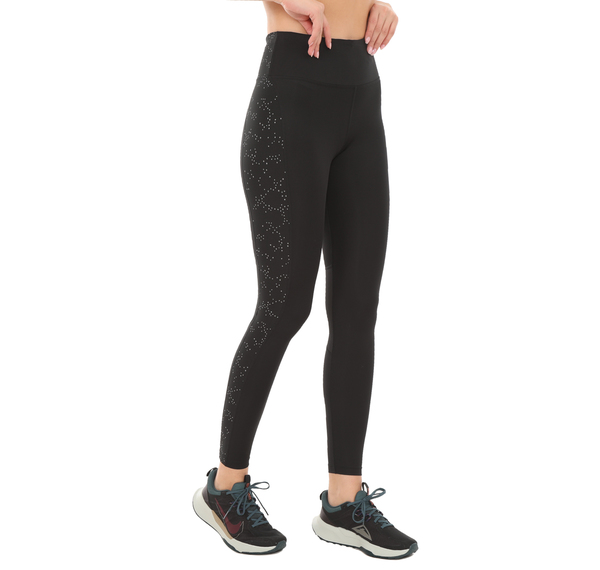 Nike W Nk Df Fst Mr 7-8 Tght Snl Nv Kadın Tayt Siyah Nike W Nk Df Fst Mr 7-8 Tght Snl Nv Kadın Tayt Siyah