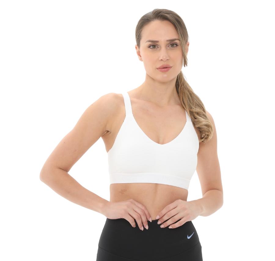 Nike W Nk Df Indy Med Spt Bra Kadın Büstiyer Beyaz Nike W Nk Df Indy Med Spt Bra Kadın Büstiyer Beyaz