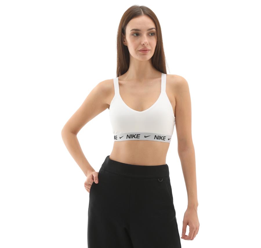 Nike W Nk Df Indy Med Spt Bra Kadın Büstiyer Beyaz Nike W Nk Df Indy Med Spt Bra Kadın Büstiyer Beyaz