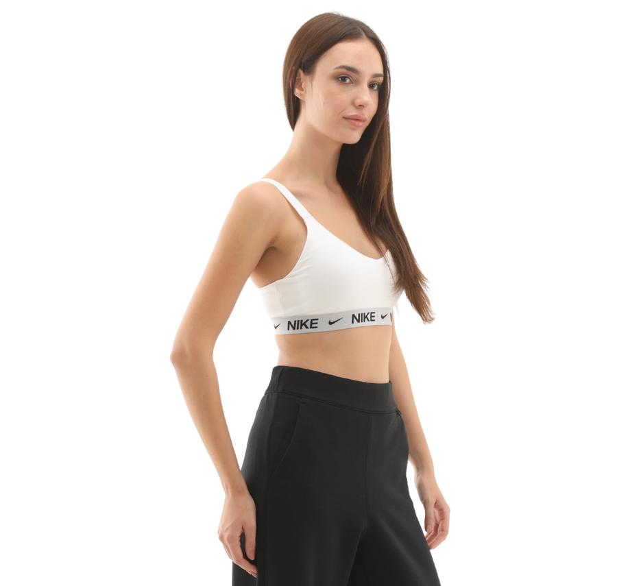 Nike W Nk Df Indy Med Spt Bra Kadın Büstiyer Beyaz Nike W Nk Df Indy Med Spt Bra Kadın Büstiyer Beyaz