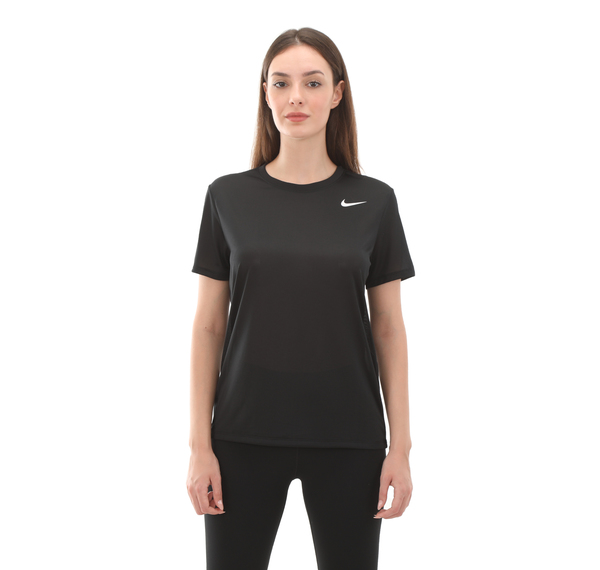 Nike W Nk Df Rlgd Ss Tee Kadın T-Shirt Siyah Nike W Nk Df Rlgd Ss Tee Kadın T-Shirt Siyah