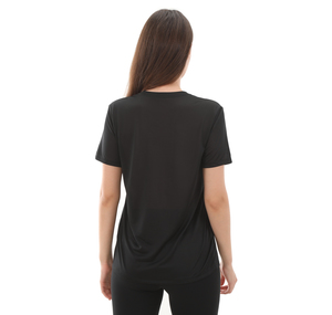 Nike W Nk Df Rlgd Ss Tee Kadın T-Shirt Siyah