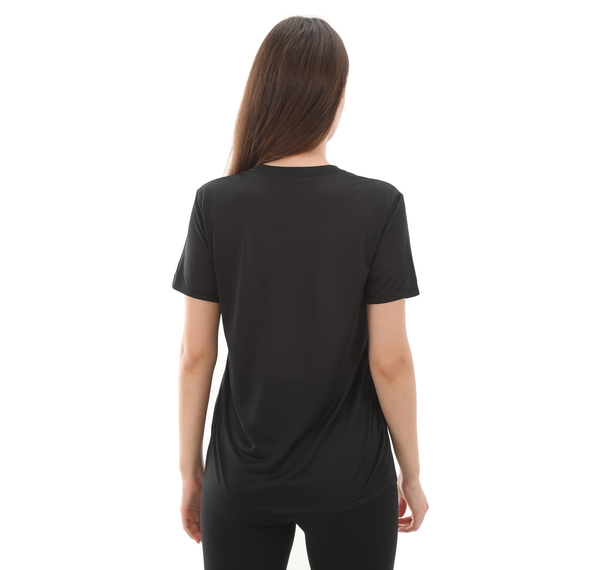 Nike W Nk Df Rlgd Ss Tee Kadın T-Shirt Siyah Nike W Nk Df Rlgd Ss Tee Kadın T-Shirt Siyah