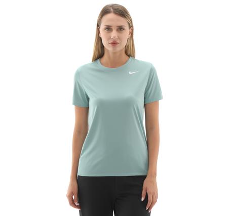 Nike W Nk Df Rlgd Ss Tee Kadın T-Shirt Yeşil Nike W Nk Df Rlgd Ss Tee Kadın T-Shirt Yeşil