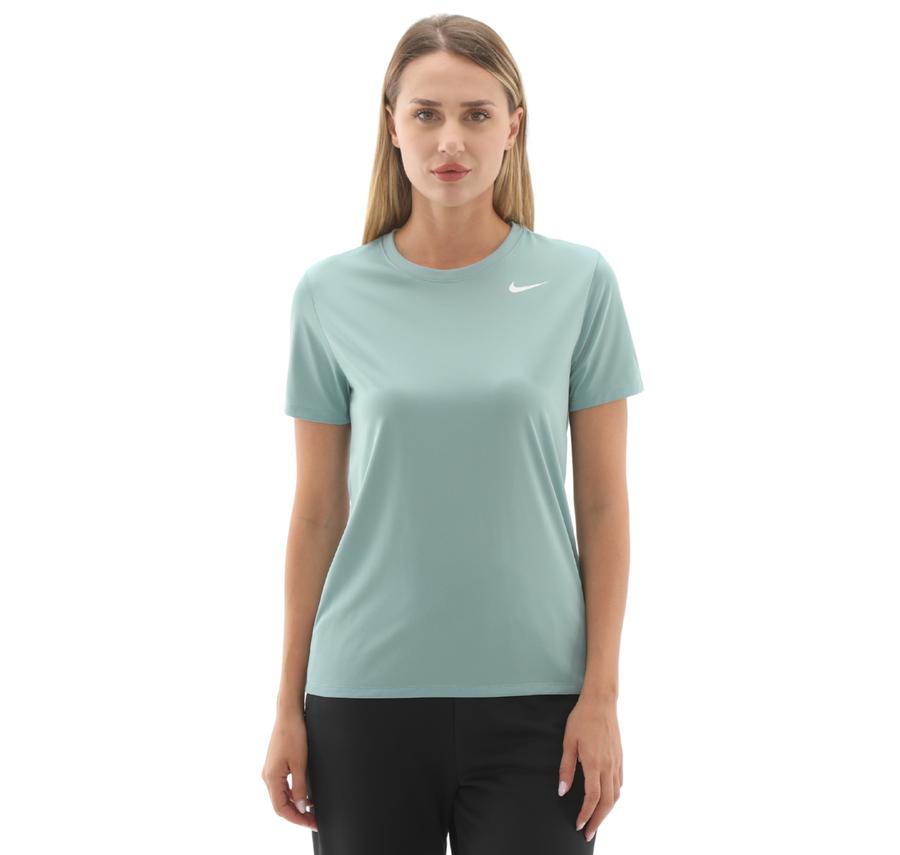 Nike W Nk Df Rlgd Ss Tee Kadın T-Shirt Yeşil Nike W Nk Df Rlgd Ss Tee Kadın T-Shirt Yeşil