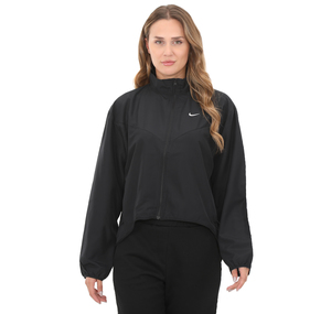 Nike W Nk Df Swoosh Hbr Jkt Kadın Yağmurluk-Rüzgarlık Siyah