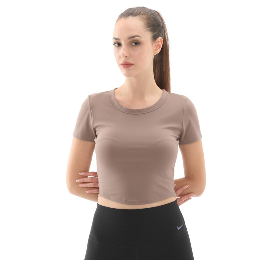 Nike W Nk One Fıtted Df Ss Top Kadın T-Shirt Pembe Nike W Nk One Fıtted Df Ss Top Kadın T-Shirt Pembe