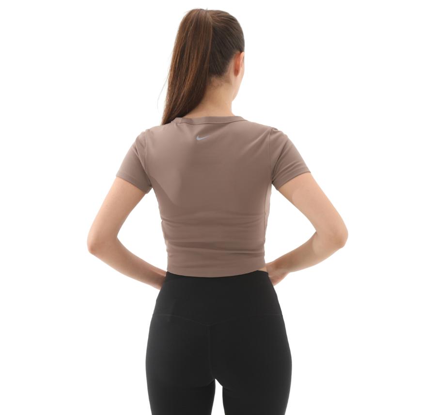 Nike W Nk One Fıtted Df Ss Top Kadın T-Shirt Pembe Nike W Nk One Fıtted Df Ss Top Kadın T-Shirt Pembe