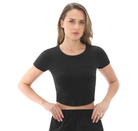 Nike W Nk One Fıtted Df Ss Top Kadın T-Shirt Siyah Nike W Nk One Fıtted Df Ss Top Kadın T-Shirt Siyah