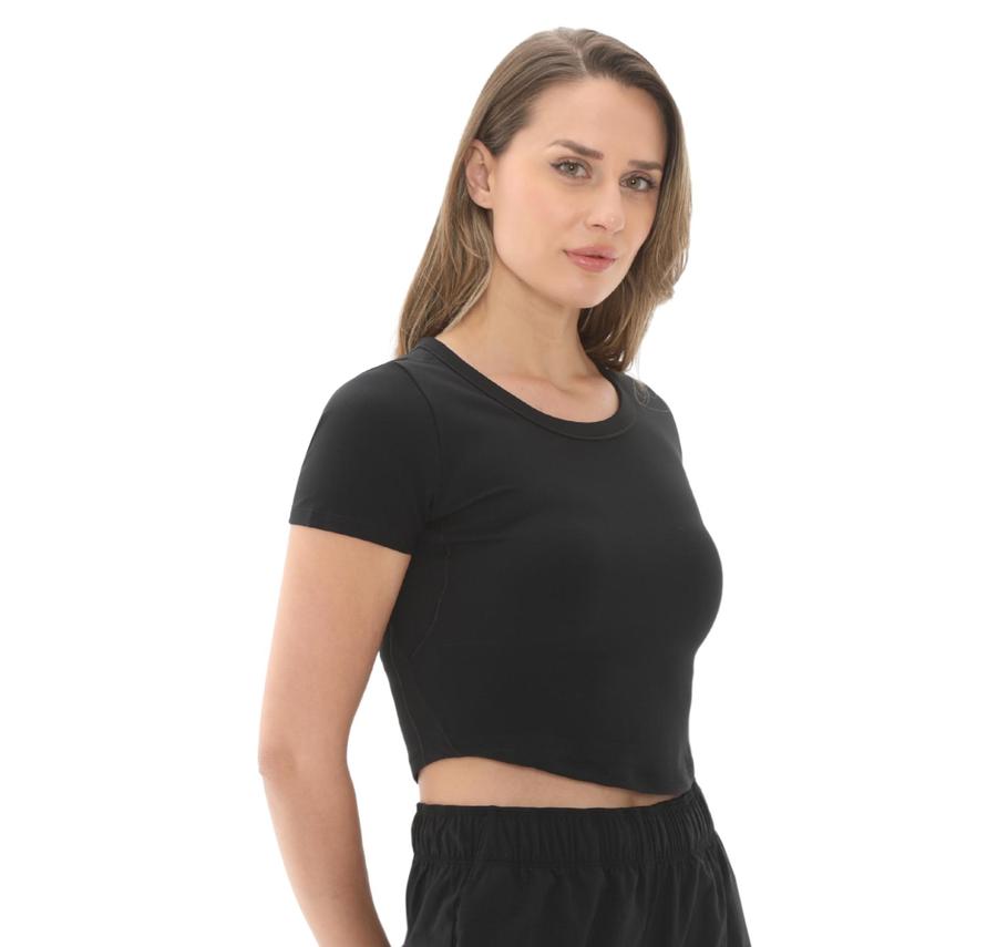 Nike W Nk One Fıtted Df Ss Top Kadın T-Shirt Siyah Nike W Nk One Fıtted Df Ss Top Kadın T-Shirt Siyah