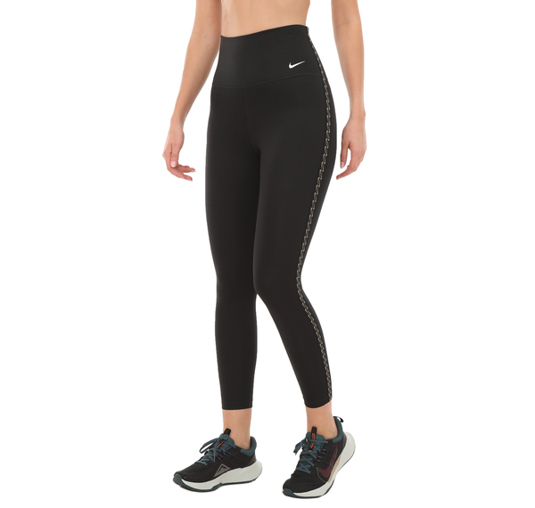 Nike W Nk One Tf Hr 7-8 Tıght Mtlc Kadın Tayt Siyah Nike W Nk One Tf Hr 7-8 Tıght Mtlc Kadın Tayt Siyah