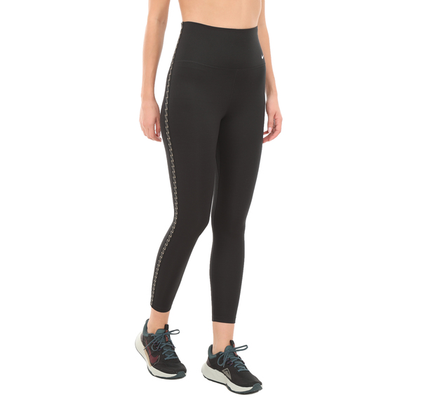 Nike W Nk One Tf Hr 7-8 Tıght Mtlc Kadın Tayt Siyah Nike W Nk One Tf Hr 7-8 Tıght Mtlc Kadın Tayt Siyah