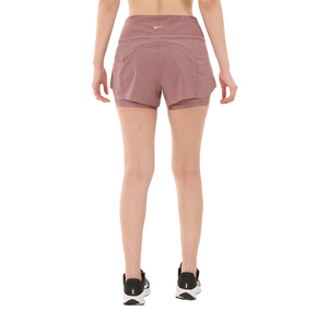 Nike W Nk Swıft Df Mr 3In 2N1 Short Kadın Şort Ve Kapri Pembe