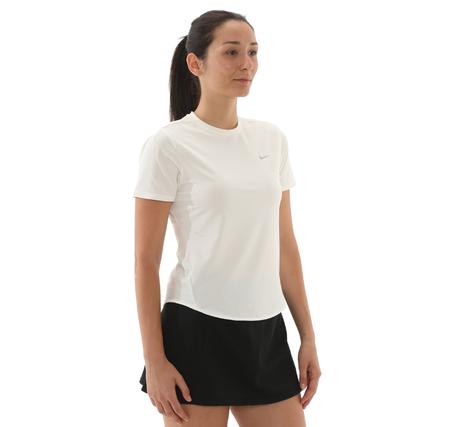 Nike W Nk Swıft Df Ss Top Kadın T-Shirt Beyaz