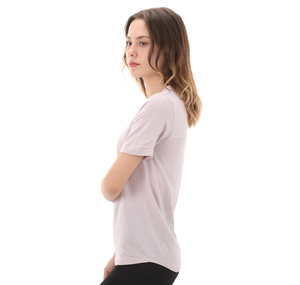 Nike W Nk Swıft Wool Df Ss Top Kadın T-Shirt Pembe