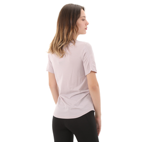 Nike W Nk Swıft Wool Df Ss Top Kadın T-Shirt Pembe