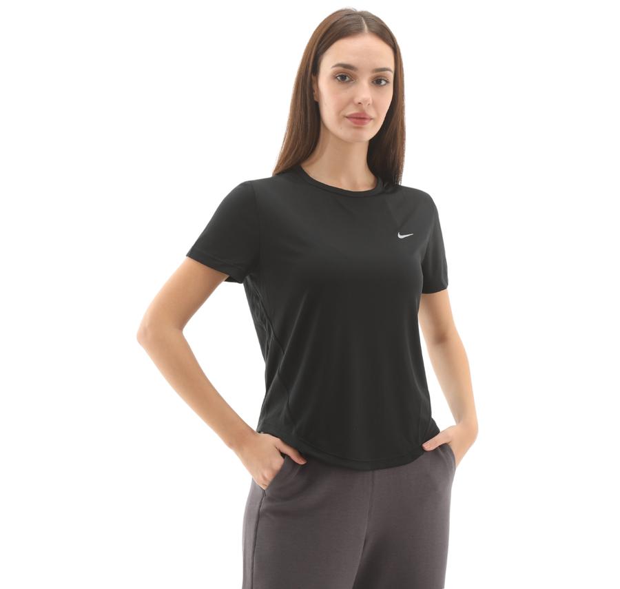 Nike W Nk Tempo Df Ss Top Kadın T-Shirt Siyah Nike W Nk Tempo Df Ss Top Kadın T-Shirt Siyah