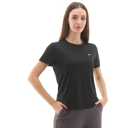 Nike W Nk Tempo Df Ss Top Kadın T-Shirt Siyah Nike W Nk Tempo Df Ss Top Kadın T-Shirt Siyah