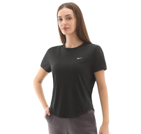 Nike W Nk Tempo Df Ss Top Kadın T-Shirt Siyah Nike W Nk Tempo Df Ss Top Kadın T-Shirt Siyah