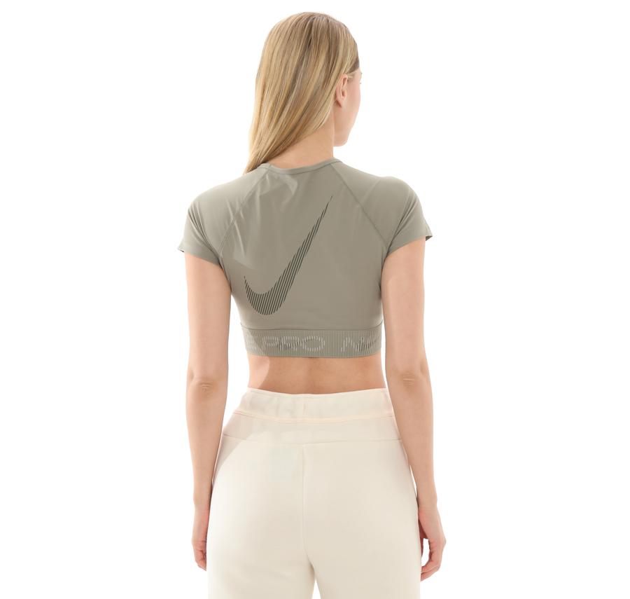 Nike W Np Df Ss Crop Top Tt Gx Kadın T-Shirt Yeşil Nike W Np Df Ss Crop Top Tt Gx Kadın T-Shirt Yeşil
