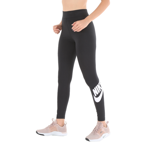 Nike W Nsw Essntl Gx Hr Lggng Ftra Kadın Tayt Siyah Nike W Nsw Essntl Gx Hr Lggng Ftra Kadın Tayt Siyah