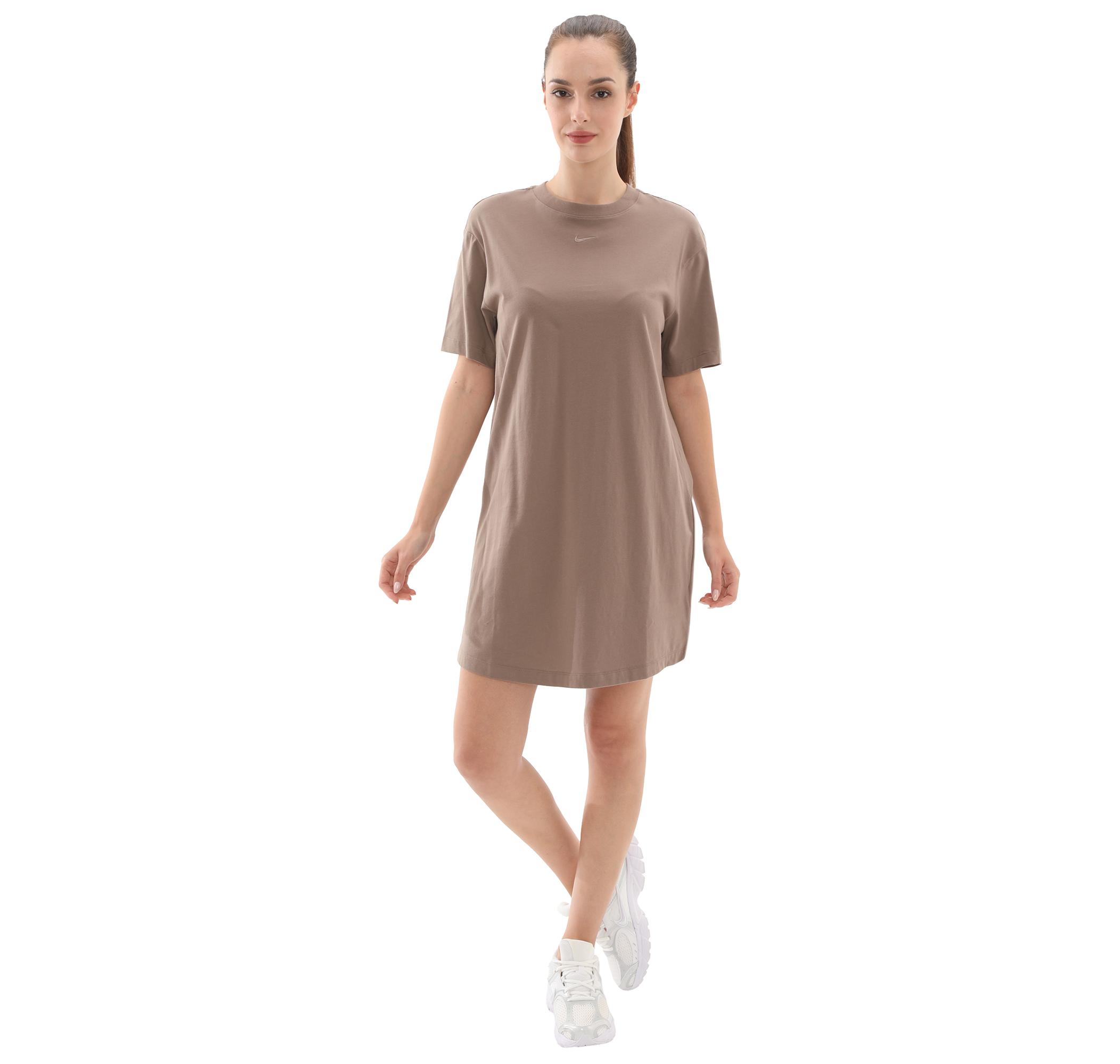 Женская юбка Nike W Nsw Essntl Ss Dress Tshrt Elbise Etek