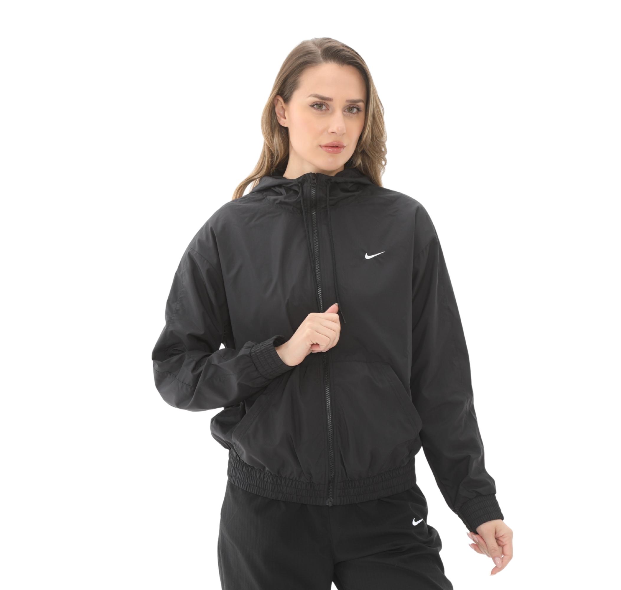 Женская куртка Nike W Nsw Essntl Uv Wvn Jkt Hd Yağmurluk-Rüzgarlik