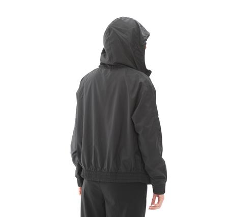 Nike W Nsw Essntl Uv Wvn Jkt Hd Kadın Yağmurluk-Rüzgarlık Siyah
