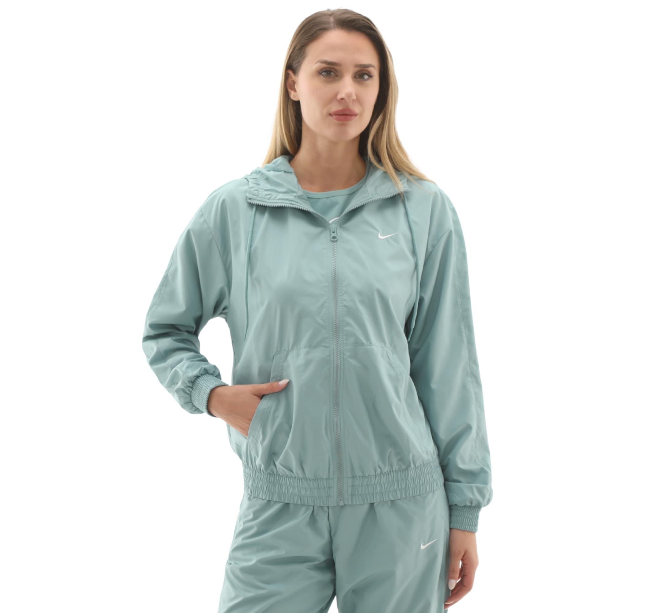 Женская куртка Nike W Nsw Essntl Uv Wvn Jkt Hd Yağmurluk-Rüzgarlik