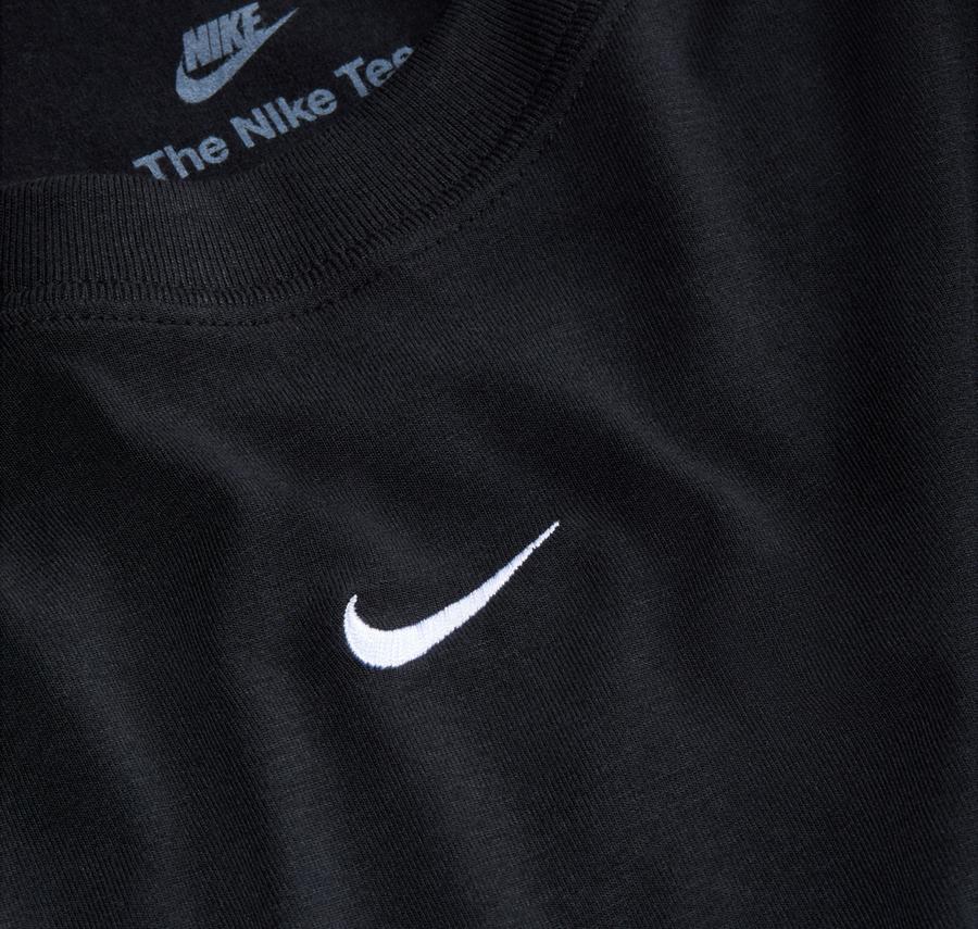 Nike W Nsw Nk Chll Knt Md Crp Kadın T-Shirt Siyah Nike W Nsw Nk Chll Knt Md Crp Kadın T-Shirt Siyah