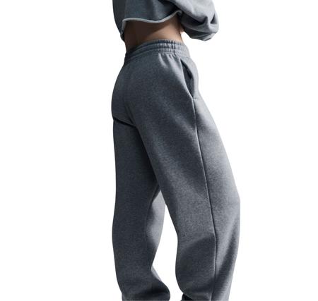 Nike W Nsw Phnx Flc Hr Os Pant 2 Kadın Eşofman Altı Gri