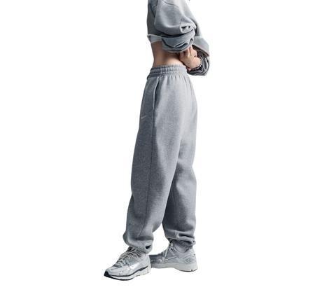 Nike W Nsw Phnx Flc Hr Os Pant 2 Kadın Eşofman Altı Gri