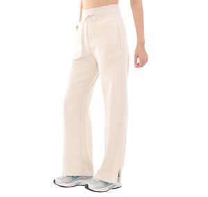 Nike W Nsw Phnx Flc Hr Pant Wıde Kadın Eşofman Altı Beyaz