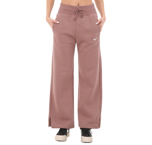 Nike W Nsw Phnx Flc Hr Pant Wıde Kadın Eşofman Altı Pembe
