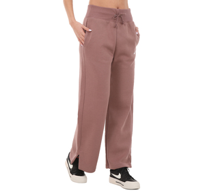Nike W Nsw Phnx Flc Hr Pant Wıde Kadın Eşofman Altı Pembe
